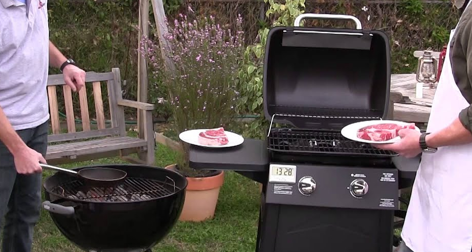 charcoal vs. propane grill